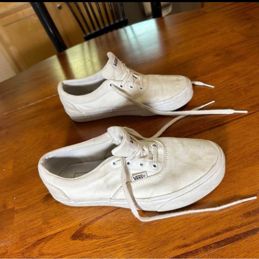 Low-Top White Vans